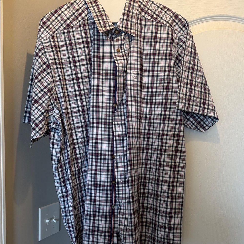 Arita Pro Classic Plaid Men's Shirt -red/navy